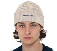 UNDERCONTROL 4 Seasons Trawler Cotton Blend Fisherman Beanie Unisex Stylish Plain Knit Skull Hat Rolled Cuff Watch Cap Korea (College Crew Ivory)