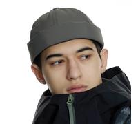 UNDERCONTROL Colorful Brimless Sailor Fisherman Leon Nylon Water Repellent Supplex UPF 40 Hat Summer Rolled Cuff No Visor Skull Docker Tactical Buckle Beanie Cap (Charcoal)