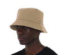 UNDERCONTROL Extra Large Oversized XXL Mega Bucket Hat for Big Head Hand Stitched Steel Label Plain Solid Color Unisex Plus Size Korean UV Protect Sun Hat (Beige)