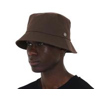 UNDERCONTROL Extra Large Oversized XXL Mega Bucket Hat for Big Head Hand Stitched Steel Label Plain Solid Color Unisex Plus Size Korean UV Protect Sun Hat (Brown)