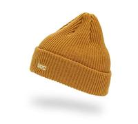 UNDERCONTROL Warm Winter Long Loose Fit Fisherman Beanie Skull Ski Hat Unisex Soft Knit Cuffed Roll up Plain Watch Cap Korea (Mustard)