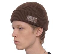 UNDERCONTROL Winter Trawler Fisherman Beanie Men Women Unisex Stylish Plain Docker Skull Hat Roll up Watch Cap Color Pack (Brown)