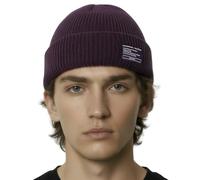 UNDERCONTROL Winter Trawler Fisherman Beanie Men Women Unisex Stylish Plain Docker Skull Hat Roll up Watch Cap Color Pack (Purple)