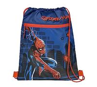 Undercover 12.5" x 16" Spider-Man Gym Bag with Safety Lock and Zip Pocket