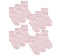 Undercover 12 Pairs Kids Lace Socks 43B188 Pink 6-8.5