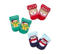 Undercover 3 Pairs Baby Xmas Socks In Bag 44B1031 1xEach 6-12 Months