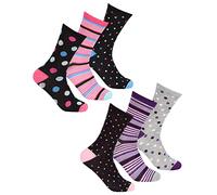 Undercover 6 Pairs Ladies Bamboo Socks 41B543 Spot Mix