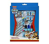 Undercover 6600000013 - Paw Patrol Craft Set - Paw Patrol Craft Set, 4 Marker Pens, 4 Stamps, Ink Pad, Sheet with Stickers, 10 Colouring Images and 6 Crayons in