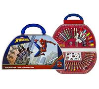 Undercover 660000021 - Spider-Man Painting Bag - Spider-Man Paint Bag with 51 Pieces Paint and Paint Parts
