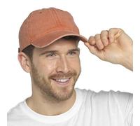 Undercover Adults Baseball Cap GL1130 Stonewash Orange
