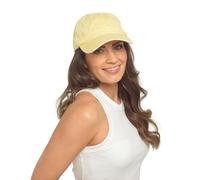 Undercover Adults Baseball Cap GL1342 Stonewashed Lemon
