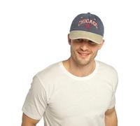 Undercover Adults Baseball Cap GL1346 Stonewashed Chicago Black
