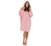 Undercover Adults & Kids Unisex Plain Super-Soft Plush Fleece Oversized Snuggle Blanket Lounge Hoodie