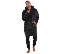 Undercover Adults Oversized Huggable Long Sleeve Ultra-Soft Fleece or Borg Hooded Blanket Snuggle Hoodie Loungewear