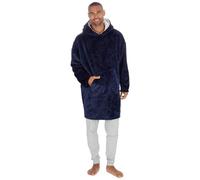 Undercover Adults Oversized Huggable Long Sleeve Ultra-Soft Fleece or Borg Hooded Blanket Snuggle Hoodie Loungewear
