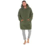 Undercover Adults Oversized Huggable Long Sleeve Ultra-Soft Fleece or Borg Hooded Blanket Snuggle Hoodie Loungewear