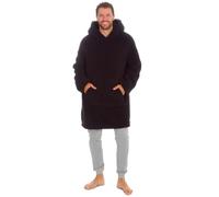 Undercover Adults Oversized Huggable Long Sleeve Ultra-Soft Fleece or Borg Hooded Blanket Snuggle Hoodie Loungewear
