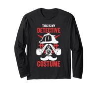 Undercover Agent Crime Scene This is My Detective Costume Long Sleeve T-Shirt