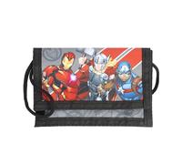 Undercover Avengers Wallet and Neck Pouch with Closure and Zip, Wallet Cord, Note Compartment and Coin Compartment for Children, Boys and Girls, 8 x 13 x 5 cm