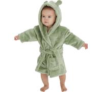 Undercover Babys/Toddlers Infant Kid Soft Fleece Hooded Dressing Gown Bath Robe