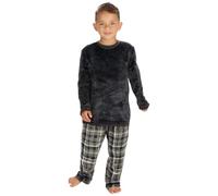Undercover Boys Fleece Lounge Set 15C704 Black Check 3-4 Years