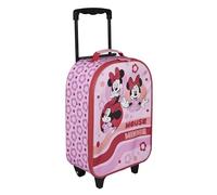 Undercover - Children's Trolley - Spacious Main Compartment - Ideal Travel Companion - Adjustable and Fixable Telescopic Pole, Minnie Mouse, ca. 43 x 28,5 x 16 cm, Children's Trolley with 2 Wheels