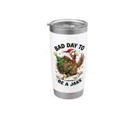 Undercover Christmas Tree Funny Turkey Thanksgiving Stainless Steel Insulated Tumbler