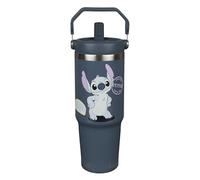 Undercover - Disney Stitch Insulated Mug with Handle - 900 ml Capacity - Stainless Steel Drinking Cup with Handle - Leak-Proof Drinking Bottle