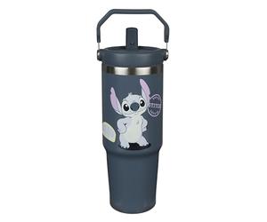 Undercover - Disney Stitch Insulated Mug with Handle - 900 ml Capacity - Stainless Steel Drinking Cup with Handle - Leak-Proof Drinking Bottle