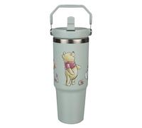 Undercover - Disney Winnie the Pooh Insulated Mug with Handle - 900 ml Capacity - Stainless Steel Drinking Cup with Handle - Leak-Proof Drinking Bottle