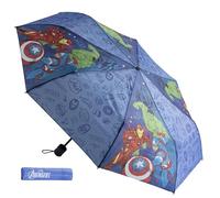 Undercover - Foldable Umbrella - Pocket Umbrella with Protective Cover - 94 cm Diameter - Lightweight and Ideal for Children's Hands, Avengers