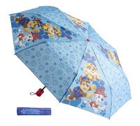 Undercover - Foldable Umbrella - Pocket Umbrella with Protective Cover - 94 cm Diameter - Lightweight and Ideal for Children's Hands, Paw Patrol