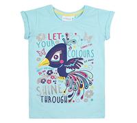 Undercover Girls Short Sleeve Number T-Shirt 11C136 Blue Bird 4 Years