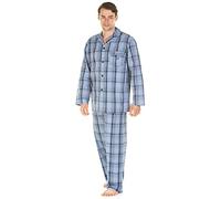 Undercover Haigman 100% Cotton Pyjamas 7491 Light Blue Check Large
