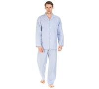 Undercover Haigman 100% Cotton Pyjamas 7491 Light Blue Stripe XL