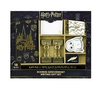 Undercover Harry Potter Fashion 18 Piece Writing Set with Mini Notepad, Pencils, Eraser, Sharpener, Sticky Notes, Paper Clips, Blue
