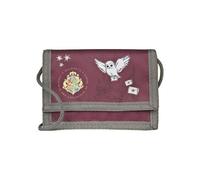 Undercover Harry Potter Wallet and Neck Pouch with Velcro Fastener and Zip Closure, Wallet Cord, Note Compartment and Coin Compartment for Children, Boys and Girls, 8 x 13 x 5 cm, red