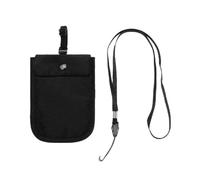 Undercover Hidden Bra Wallet Solid Color Hidden Bra Wallet Safe with Adjustable Elastic Strap Lingerie Coin Pouch Anti-theft Portable Secret Travel for Cards Cash and Phone(Black Shoulder Strap)