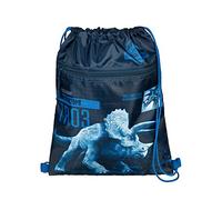 Undercover Jurassic World JURP7240 Shoe Bag with Safety Closure, Gym Bag with Zip Pocket, Approx. 32 x 41 cm, Multicoloured, 32 x 41 cm, Traditional Backpacks