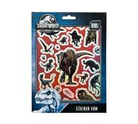 Undercover JURP0061 Fun Jurassic World Stickers 7 Sheets of Metallic Stickers Approx. 16.6 x 22.3 cm