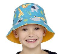 Undercover Kids Bucket Hat GL926 Blue/Yellow Animals 7-10 Years