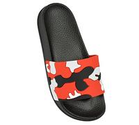 Undercover Kids Camo Sliders FT2281 Red Size 10