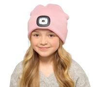 Undercover Kids Rechargeable Beanie LED Light Hat GL1077 Pink 6-9 Years