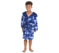 Undercover Kids Shark Camo Dressing Gown 18C782 Blue 13 Years