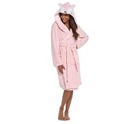 Undercover Ladies 3D Novelty Animal Hooded Soft Fleece Wrap Dressing Gown Robe Nightwear