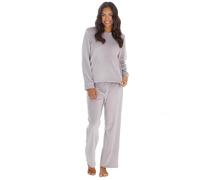 Undercover Ladies Babysoft Lounge Set 34B1998 Soft Grey XL