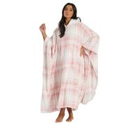 Undercover Ladies Check Print Long Poncho 794257 Pink