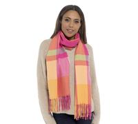 Undercover Ladies Check Scarf GL1013 Orange