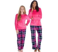 Undercover Ladies & Girls Super Soft Fleece Long Sleeve Matching Adults & Kids Pyjamas PJ Lounge Set