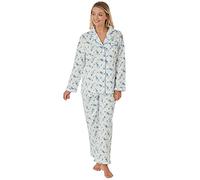 Undercover Ladies Lady Olga Brushed Cotton Pyjamas 3042 Blue 24-26